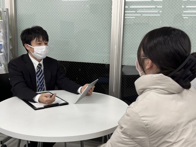 定期試験対策特別無料招待/担任指導の様子